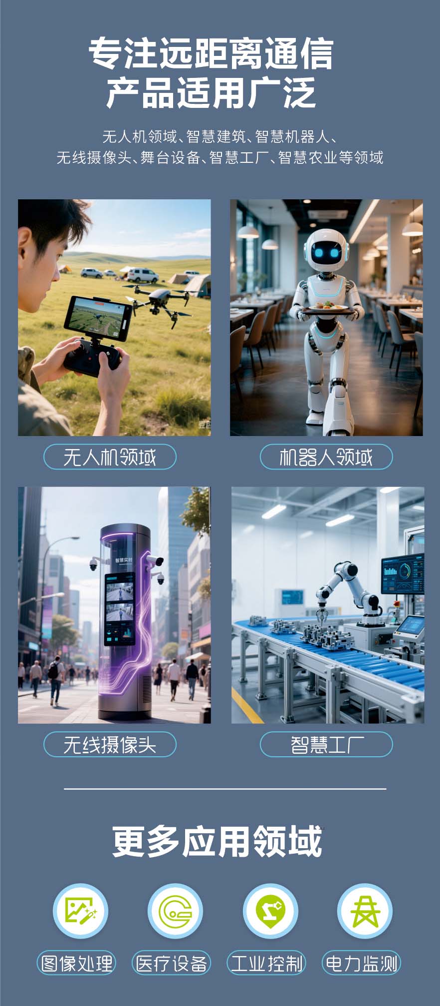 16KM遠距離無線通信模塊數字視頻傳輸模組